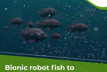 Bionic robot fish to remove micro-plastics