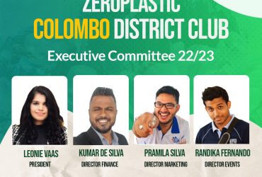 Executive Committee of Zero Plastic Colombo District Club