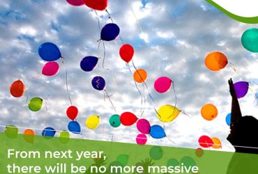 From next year, there will be no more massive balloon releases or disposal cups in Queensland