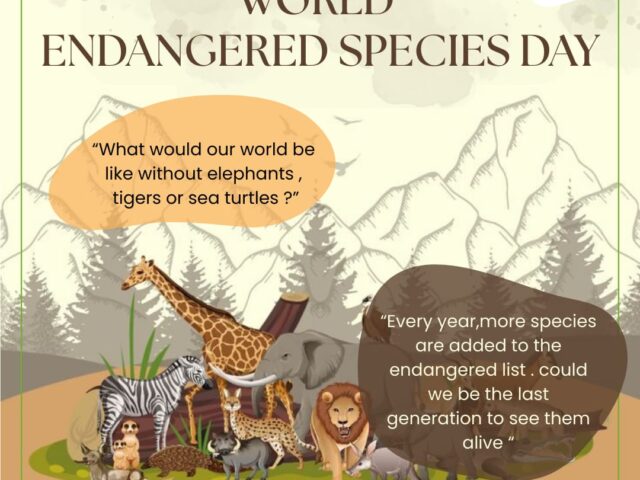 World Endangered Species Day