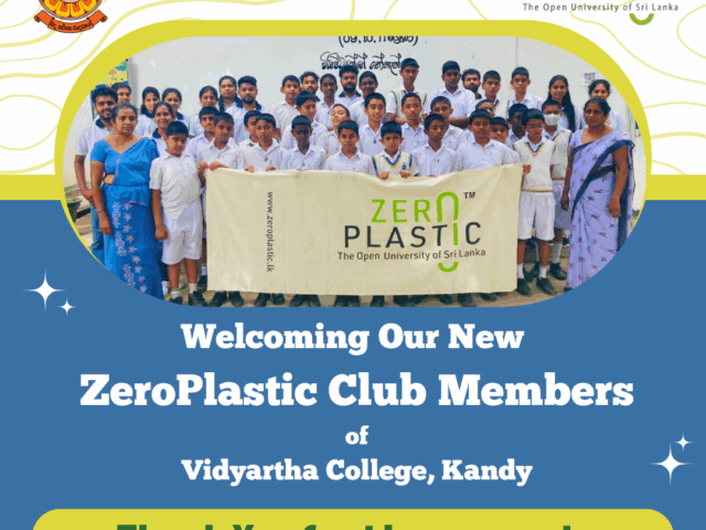 Initiating ZeroPlastic Vidyartha College Kandy
