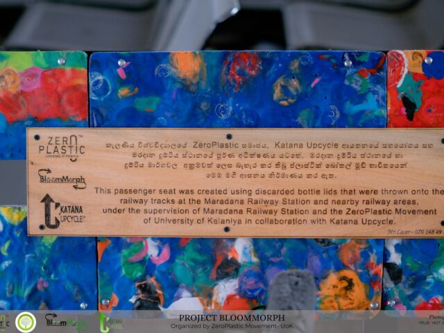 From Waste to Wonder: How 11,000 Plastic Caps Became a Symbol of Change at Maradana Railway Station