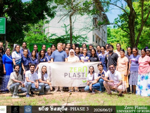 Haritha Piyasariya Phase 02: ZeroPlastic University of Ruhuna and Prajava Gama Empower Mawella with Practical Plastic Waste Awareness