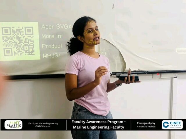 ZeroPlastic CINEC Campus Brings Eco Talks to Marine Engineering Students With Awareness Session and Membership Drive