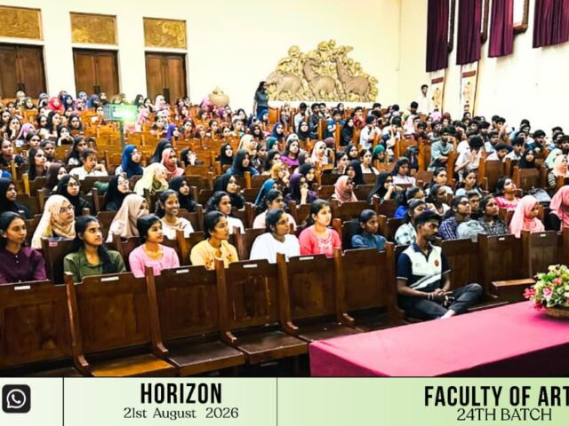 ZeroPlastic Peradeniya Launches HORIZON 2026 to Promote Sustainability Among Students