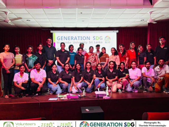 ZeroPlastic Society of Wayamba University Launches Generation SDG Phase 02
